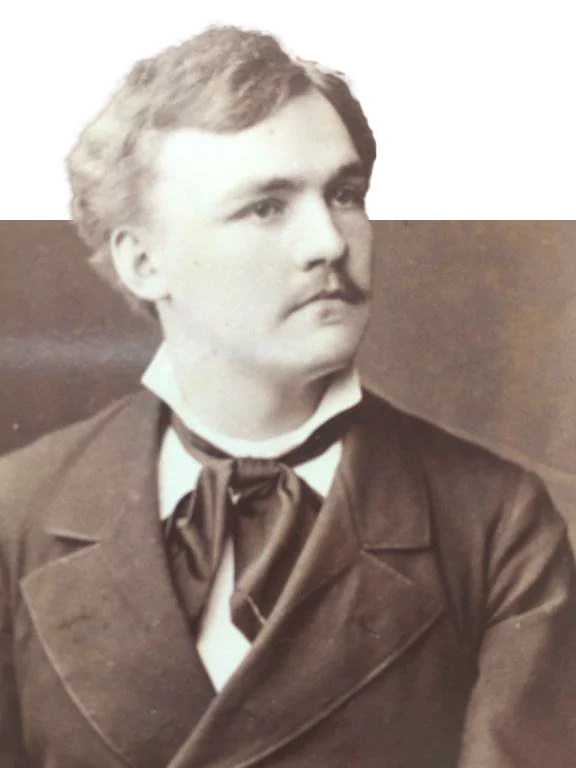 Alfred Bassermann in jungen Jahren